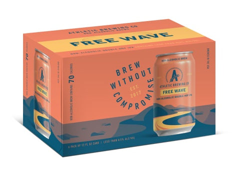 Athletic Free Wave NA Hazy IPA 12oz can