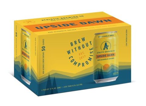 Athletic Brewing - Upside Dawn NA Golden Ale 12oz can