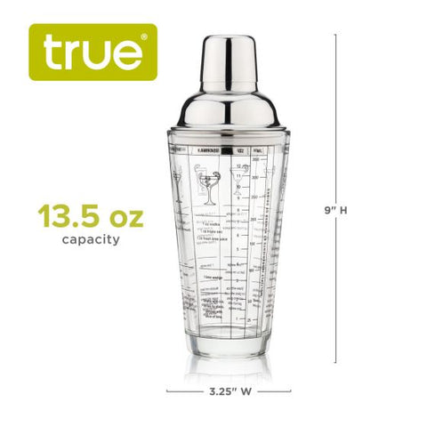 Glass Recipe Cocktail Shaker