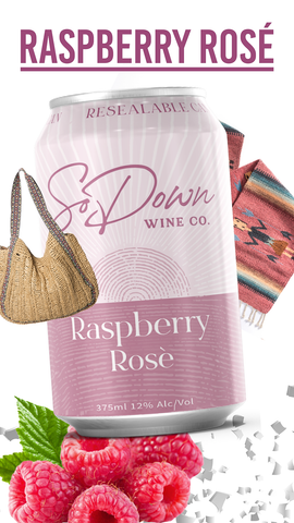 SoDown - Raspberry Rosé 375ml can